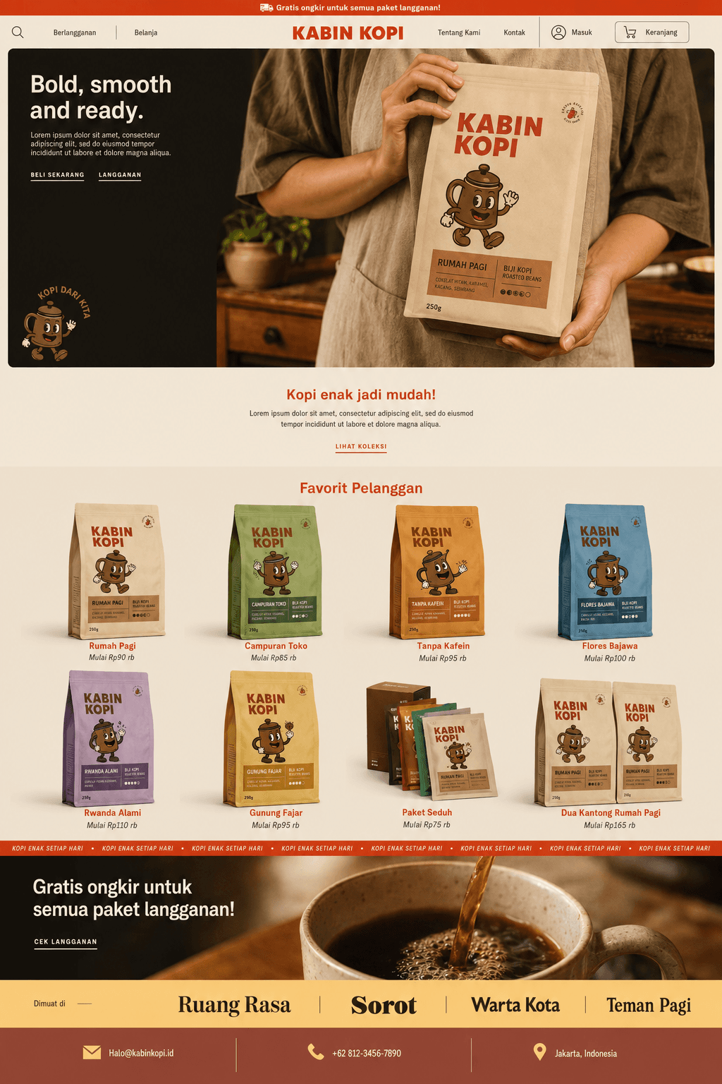 Pratinjau desain website Crestline Trade