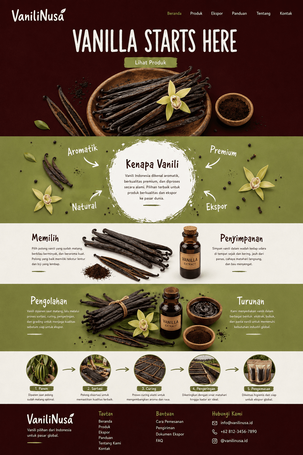 Pratinjau desain website Loka Trade