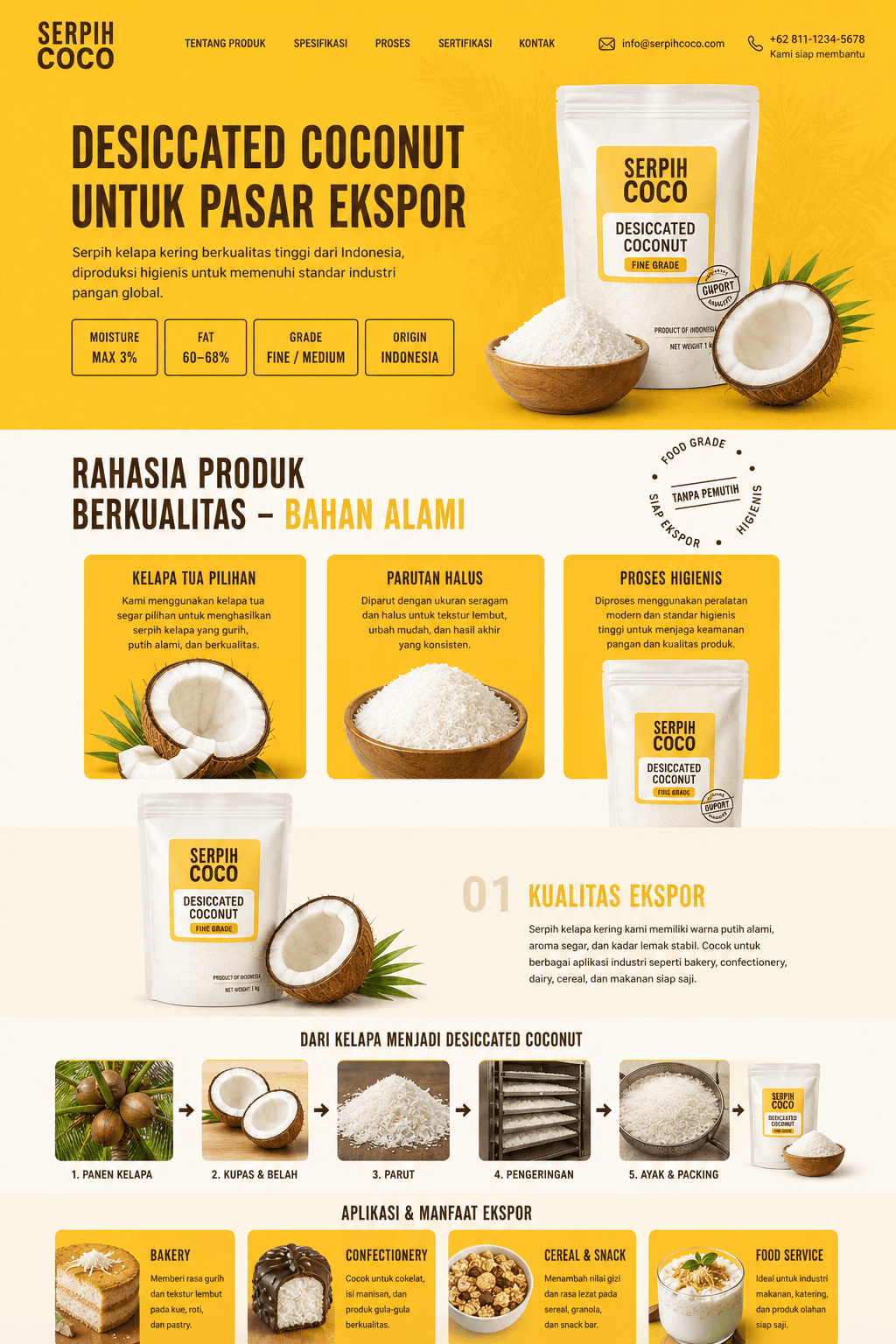 Pratinjau desain website Horizon Freight