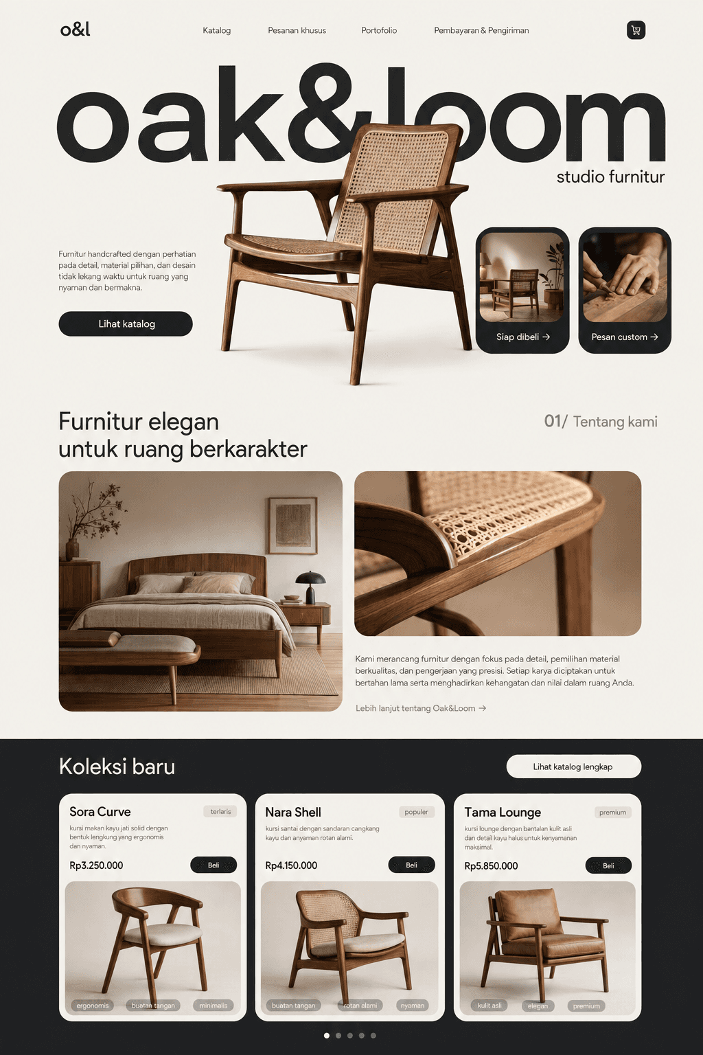 Pratinjau desain website Coastal Supply