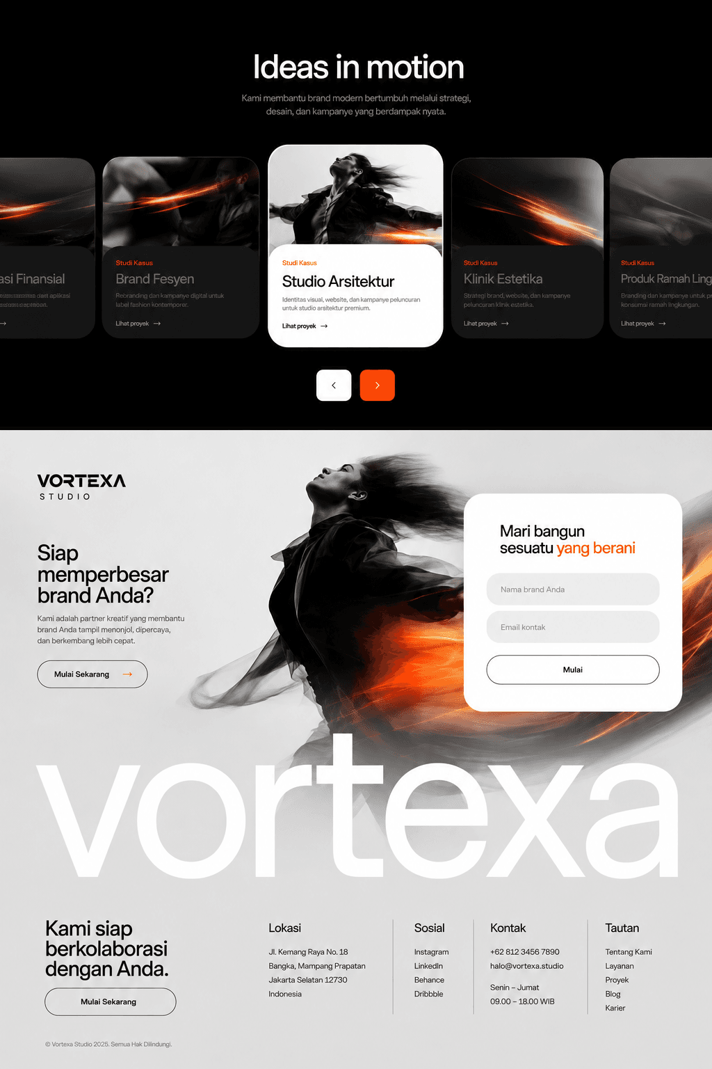 Pratinjau desain website Prima Legal